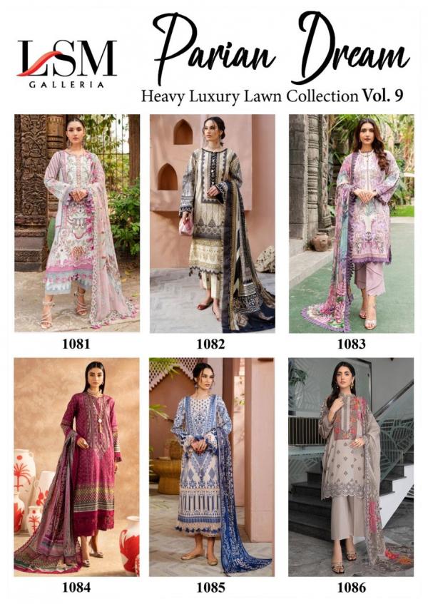 LSM Parian Dream Vol-9 – Heavy Karachi Lawn Collection